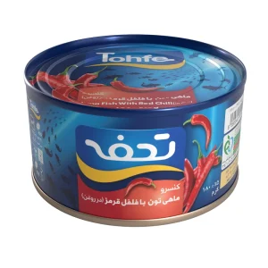 کنسرو ماهی تن با فلفل قرمز تحفه -180 گرم
