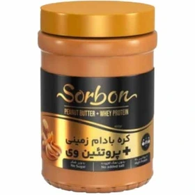 کره بادام زمینی با پروتئین وی سوربن - 400 گرم